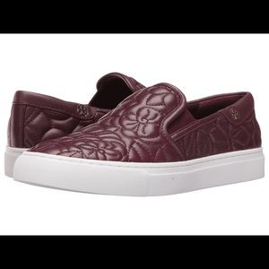 EUC Tory Burch Jesse Quilted Slip On Sneakers